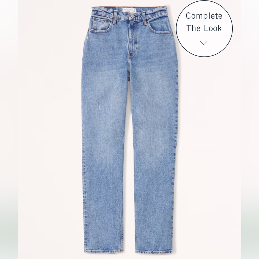 Abercrombie - Curve Love Ultra High Rise Straight - 31